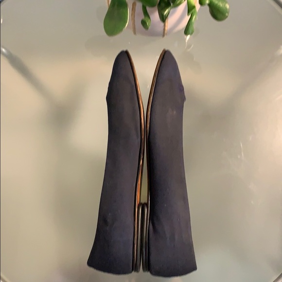 GUCCI FLATS Navy Color VTG 1990 - Picture 3 of 5